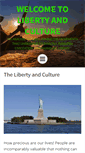 Mobile Screenshot of liberty-and-culture.com